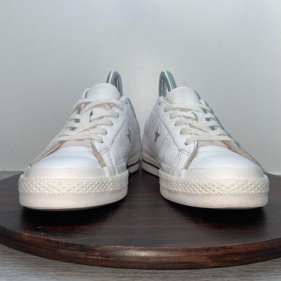 Converse White Leather Sneakers - Picture 4 of 10